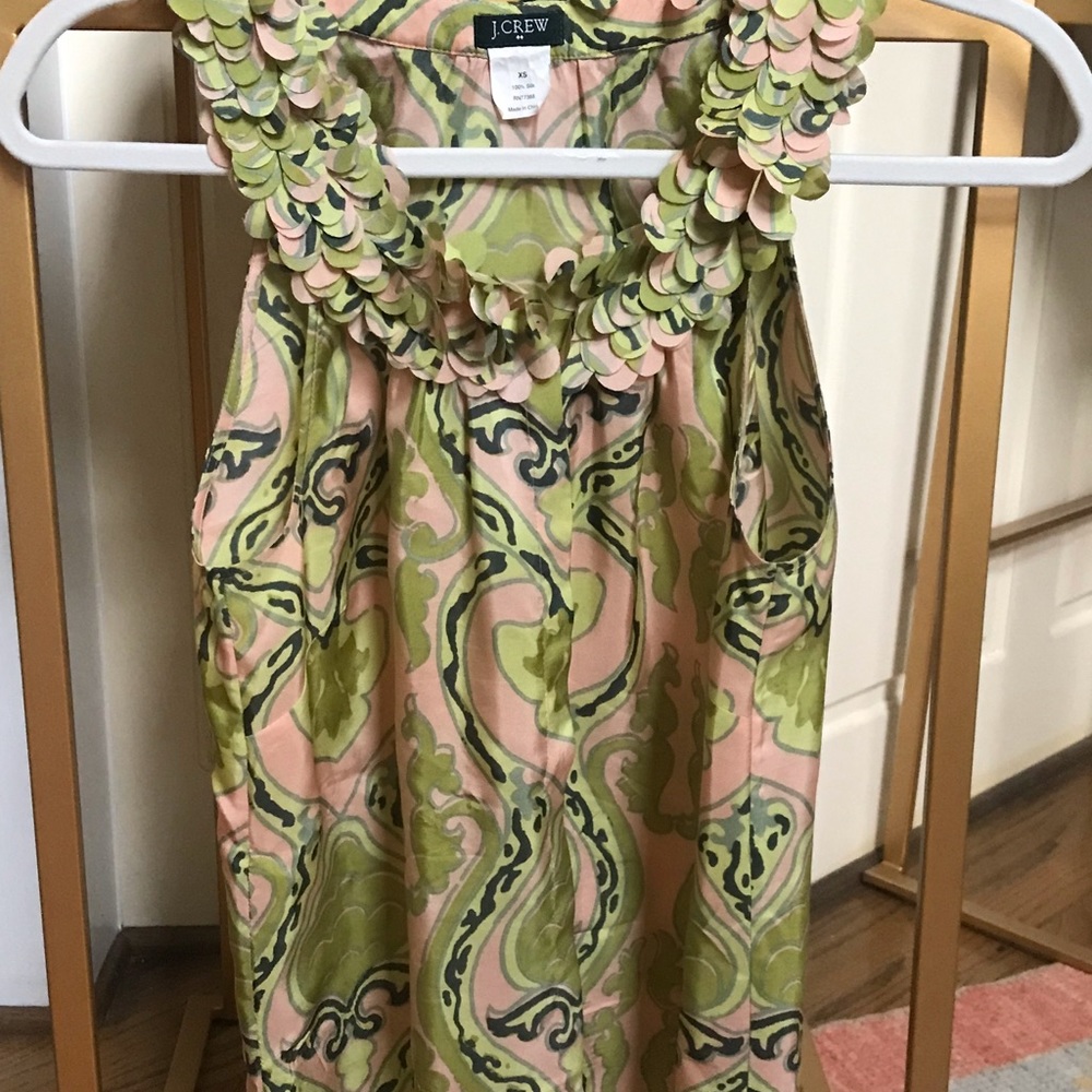 J. Crew silk sleeveless blouse